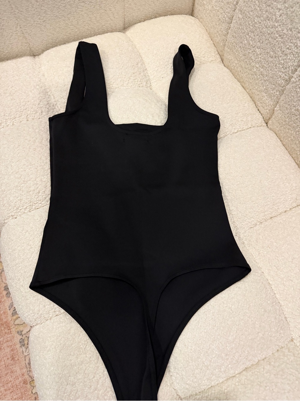 Good American Black Bodysuit